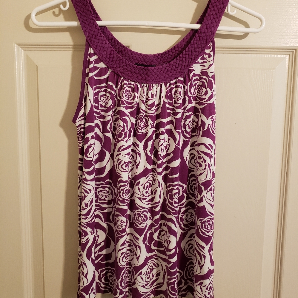 2/$15 H&M Tank Top with Braided Neckline Size S